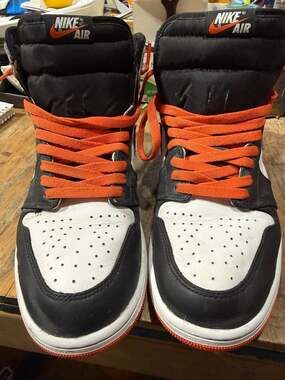 Nike Air Jordan 1 Retro High OG Electro Orange (555088-180) - Men's Size 11.5